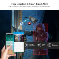 Водонепроницаемая IP-камера видеонаблюдения, 4 МП, IP66