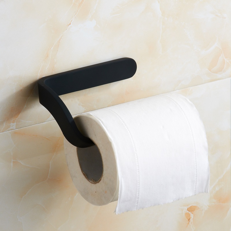 black-toilet-Paper-Holder-chrome-toilet-roll-paper-holder-Bathroom-Accessories-Wall-Mounted (1)