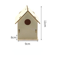 Набор «сделай сам» для птичьего домика, игрушки ручной работы, игрушки для детей, деревянный пазл, модель птичьего домика, набор для строительства, для домашнего декора
