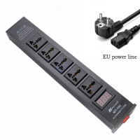 Удлинитель Hi-Fi Matihur MT-102 с аудиошумным фильтром переменного тока, кондиционером, очистителем питания, защитой от перенапряжения с розетками европейского стандарта