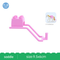 Большие строительные блоки принцесса Лошадь автомобиль пушка забор сборные игрушки для детей Совместимые с кирпичами наборы кирпичей детские подарки