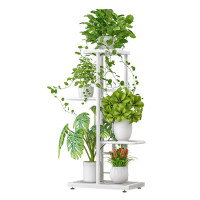4-уровневая металлическая подставка для растений