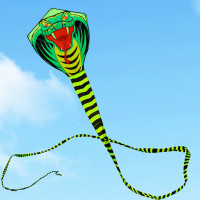 Бесплатная доставка, змея, Кобра, летающая линия, уличные игрушки для искусственного Змея, орла, змей, животных, фабрика воздушных змей wei, koi