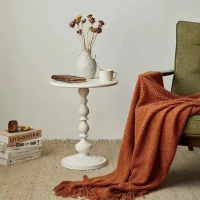Скандинавский винтажный Железный маленький круглый столик для чайной, гостиной, домашний Диванный прикроватный столик для спальни, прикроватный столик для дома во французском стиле
