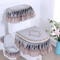 Универсальная кружевная Накладка на унитаз, 3 шт./комплект