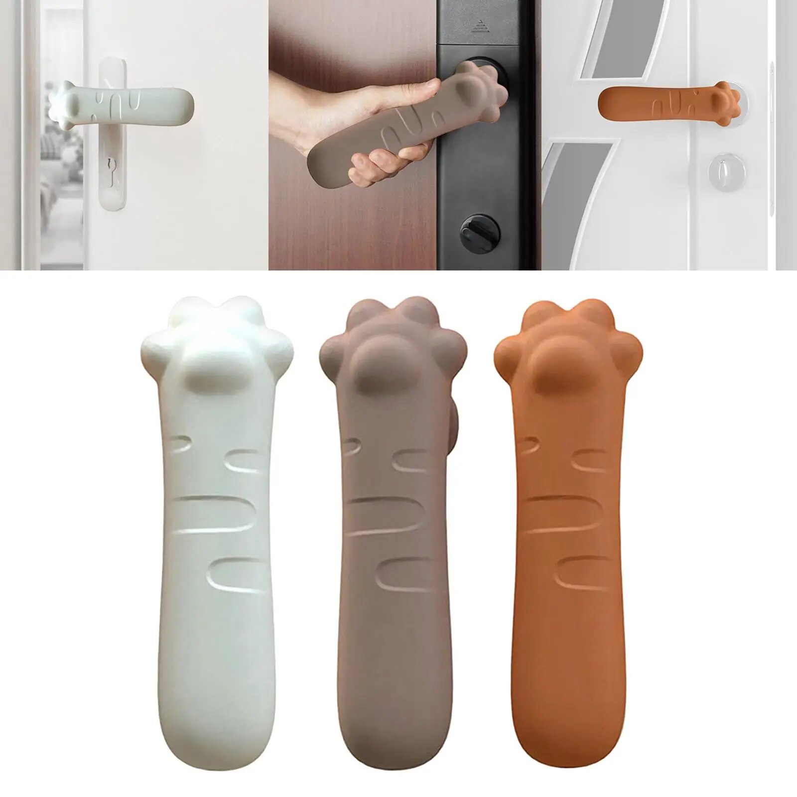 Door Handle Cover Anti Static Protector Baby Safety Sleeve Gloves Door Handle Safety Guard Doorknob Cover for Office Home School