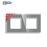 Frame Single Two Three Four Five Post 86/157/228/299mm*86mm, Tempered Glass White Black Grey Gold