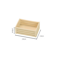 Миниатюрная деревянная рамка для кукольного домика