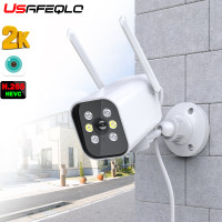 Цилиндрическая камера видеонаблюдения с двойным объективом AI