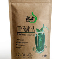 Спирулина таблетки прессованные PREMIUM, 200г MUTE SUPERFOOD