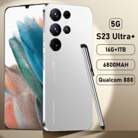 Мобильные телефоны S23 Ultra 6,8 HD экран смартфон оригинальный 16G + 1T 5G две Sim-карты Celulares Android разблокированный 72 МП 6800 мАч сотовый телефон