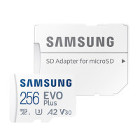 SAMSUNG EVO Plus карта памяти Micro SD, 64 ГБ, 128 ГБ, 256 ГБ