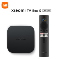 ТВ-приставка Xiaomi Mi TV Box S 2-го поколения 4K Ultra HD BT5.2 2 ГБ 8 ГБ Dolby Vision HDR10 + Google Assistant Smart Mi Box S Player