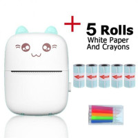 Мини термопринтер для этикеток RYRA, умный карманный портативный фотопринтер 57 мм для телефона, беспроводной Bluetooth 200dpi Android