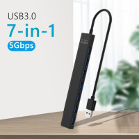 USB 2,0/3,0 HUB адаптер док-станции Мульти USB разветвитель 5 Гбит/с 7 Порты и разъёмы s USB расширитель Порты и разъёмы несколько расширитель 2,0 USB3 концентратор с переключателем