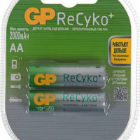 GP Аккумуляторная батарейка AA, 1,2 В, 2000 мАч, 2 шт
