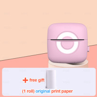 Мини карманный термопринтер портативный Bluetooth Inkless принтер для рабочего стола