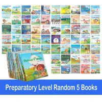 Набор из 5 случайных книг с английскими иллюстрациями для детей