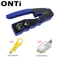 Коннектор ONTi RJ45 Cat7/6/6A/5E и щипцы RJ45