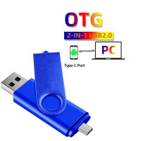 USB-флеш-накопитель 2-в-1 Type-c OTG, 64 ГБ, 128 ГБ, 32 ГБ