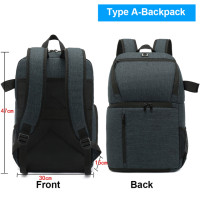 Водонепроницаемый рюкзак для камеры DSLR с зарядным устройством и отверстием для наушников