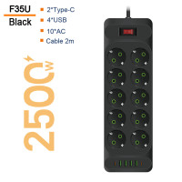 Сетевой удлинитель для розеток переменного тока с 4 USB-портами