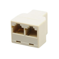 Новый разъем-Разветвитель RJ45 1 на 2 гнезда Cat6/5/5e RJ45 Lan Ethernet сетевой разветвитель адаптер удлинитель Соединительный разъем