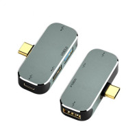 Док-станция RYRA Type-C 6 в 1, USB 3,5, мм