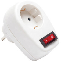 Европейская розетка для подключения с переключателем