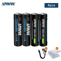 AJNWNM Аккумуляторная батарейка AAA, 1,5 В, 4 шт