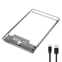 Внешний корпус для жесткого диска 2.5" USB 3.1 / Бокс для hdd прозрачный