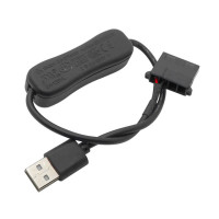 Кабель питания с USB на большой 4-контактный разъем Molex, кабель питания для компьютера, адаптер 12 В, 4-контактный разъем на 5 В