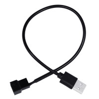 USB 5V к Molex-4-контактный шасси ПК Вентилятор с рукавом адаптера питания кабель 11,8 дюйма