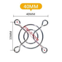 Металлическая накладка на вентилятор охлаждения, 30 мм, 40 мм, 50 мм, 60 мм, 70 мм, 80 мм, 90 мм, 120 мм, 135 мм, 140 мм, 170 мм, 200 мм