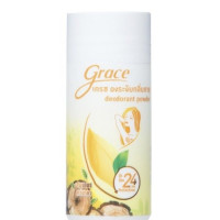 Grace Натуральный порошковый дезодорант мужской и женский Фреш / антиперспирант без запаха и без алюминия от запаха пота для тела, подмышек и ног / присыпка