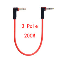 3 полюса, правый угол 3,5 мм, штырь-штырь, короткая фотосессия 20 см, 25 см, 30 см