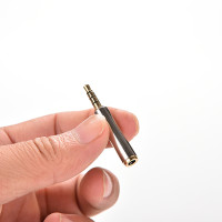 Универсальный штекер 3,5 мм на гнездо 3,5 мм адаптер для наушников