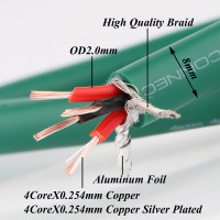 MCINTOSH 2328 99.998% Чистый медный Hi-Fi аудиокабель RCA межразъемный кабель аудиофил аудиокабель RCA к RCA