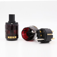 Штепсельная Вилка европейского стандарта с позолоченным покрытием емкостью 24 к