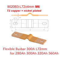 Чистая медь, никелевая пластина, гибкая шина для литиевой батареи 3,7 в 3,2 в Lifepo4, аккумуляторная ячейка 280AH, соединитель, антиоксидант для толщины 300A
