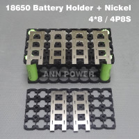 Держатель литий-ионного аккумулятора 4*8 (4P8S) 18650 + никелевая полоса 4P2S, используемая для аккумуляторного блока 24 В lifepo4, держатель 4*8 и никелевый ремень 4*2