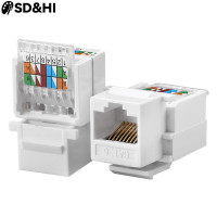 RJ45 Cat6 UTP Keystone, гнездовой разъем, адаптер для настенной панели, Wisted, пара, интернетная сеть Ethernet Lan кабель