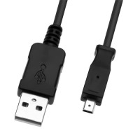 USB-кабель для камеры, кабель для зарядки и передачи данных, подходит для Kodak C140, C180, C182, C190, C310, C315, C330, C340, C350, C360, C433, C503, C513