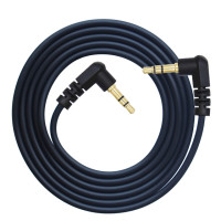Кабель 3,5 штекер-штекер, 1 м, 2 м, стерео аудио мм, под углом 90 градусов, 3-полюсный автомобильный аудиокабель AUX MP3/MP4