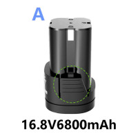 Новый литиевый аккумулятор 16,8 в, 6800 мач, литий-ионный аккумулятор 18650, электроинструменты, аксессуары для аккумуляторного шуруповерта, электрической дрели, батареи