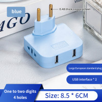 Штепсельная Вилка европейского стандарта, 180 градусов, складной дорожный адаптер 3 в 1, преобразователь электрической розетки, электрическая розетка переменного тока