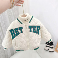 童装女童冬装棉衣2022新款秋冬加厚夹棉袄外套宝宝棒球服儿童棉服