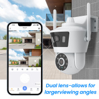 Камера видеонаблюдения ANRAN, 8 Мп, 4K, PTZ, Wi-Fi