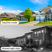 ANRAN 5MP IP камера, умная наружная Wi-Fi камера безопасности, 5мегапиксельная камера наблюдения, водонепроницаемая камера ночного видения, приложение управления аудио