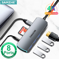 USB-концентратор 8 в 1, 4K, HDMI, RJ45, USB 3,0